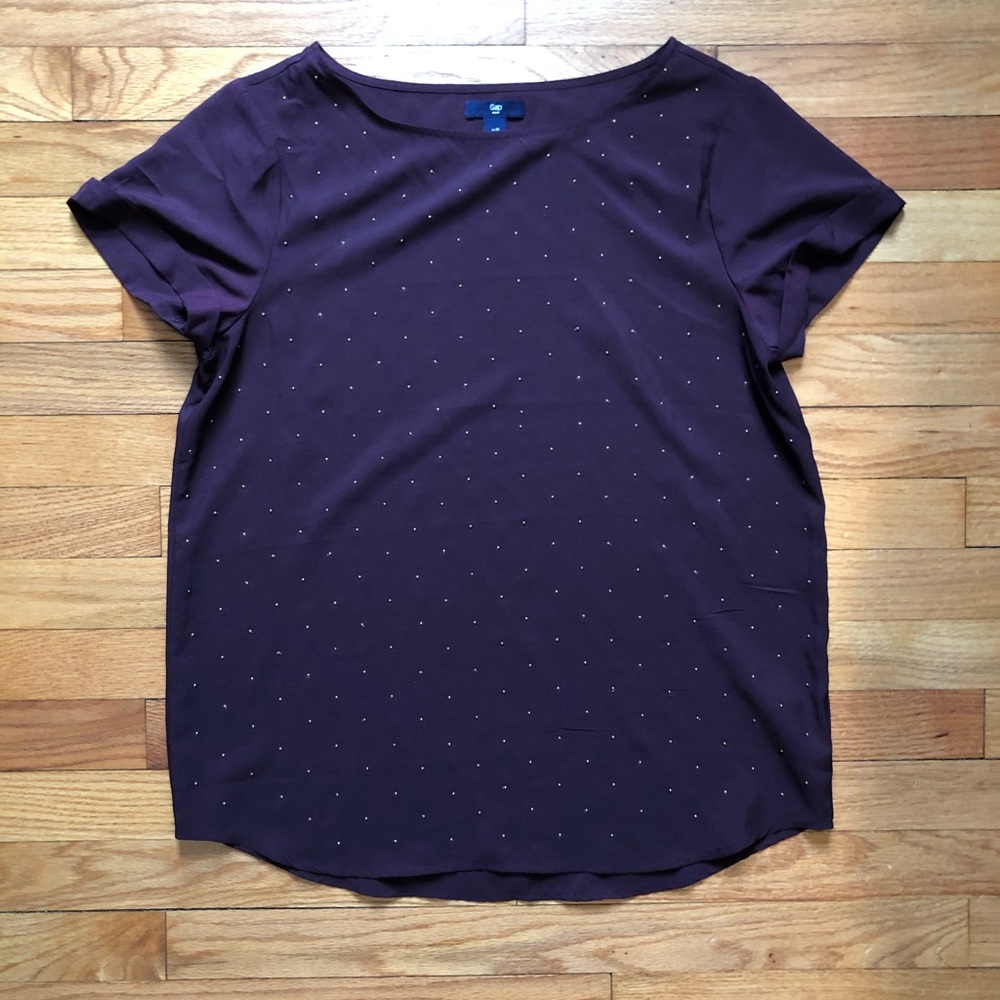 Maroon Gap Blouse